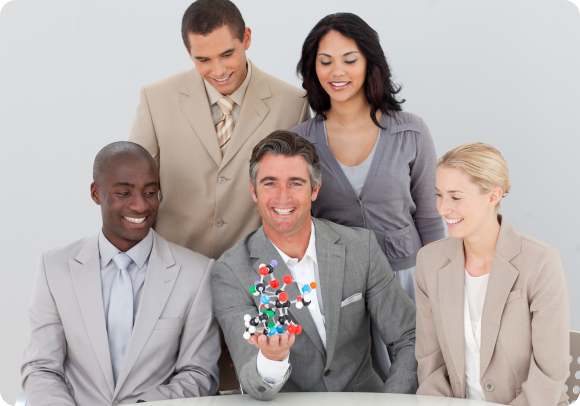 Diverse team members